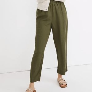 Madewell Tapered Huston Pull-On Crop Pants